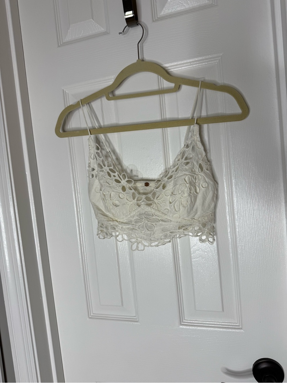 Free People Intimately Lace Bralette - Cream